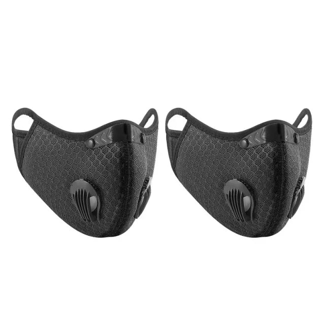 Reusable Cycling Face Mask with Filter
