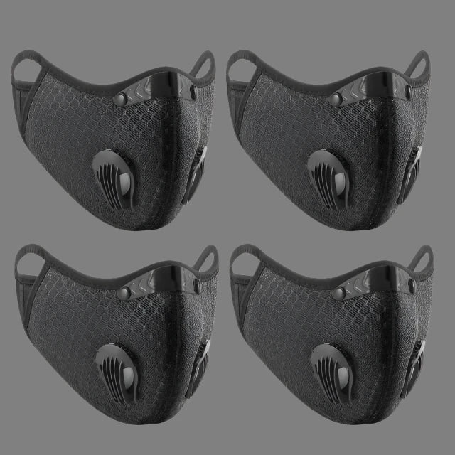 Reusable Cycling Face Mask with Filter