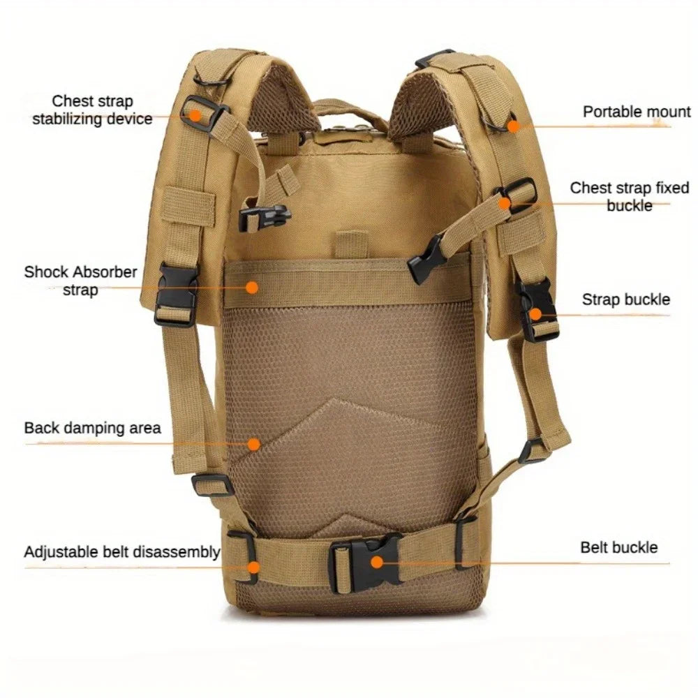Men’s Camouflage Hiking Backpack