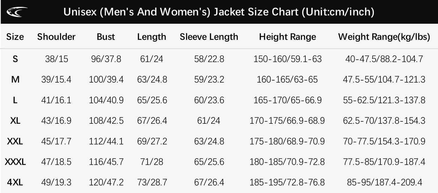 Unisex Waterproof Camping Rain Jacket