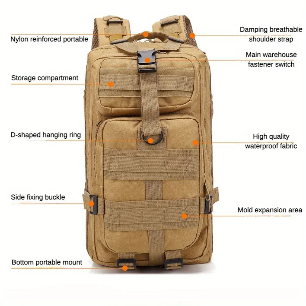 Men’s Camouflage Hiking Backpack