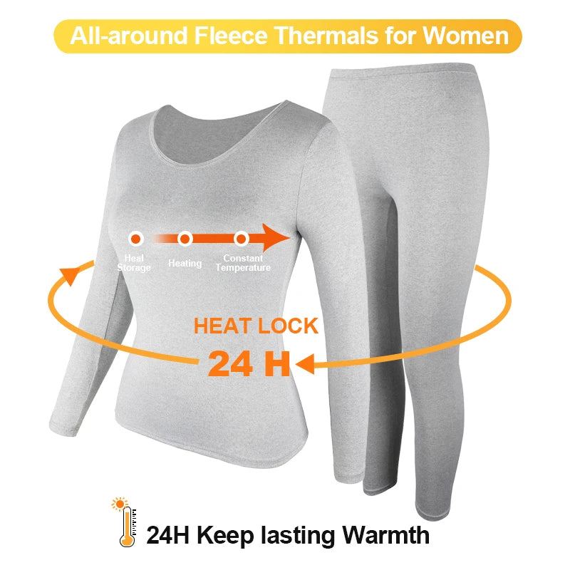 Women’s Thermal Lace Underwear Set