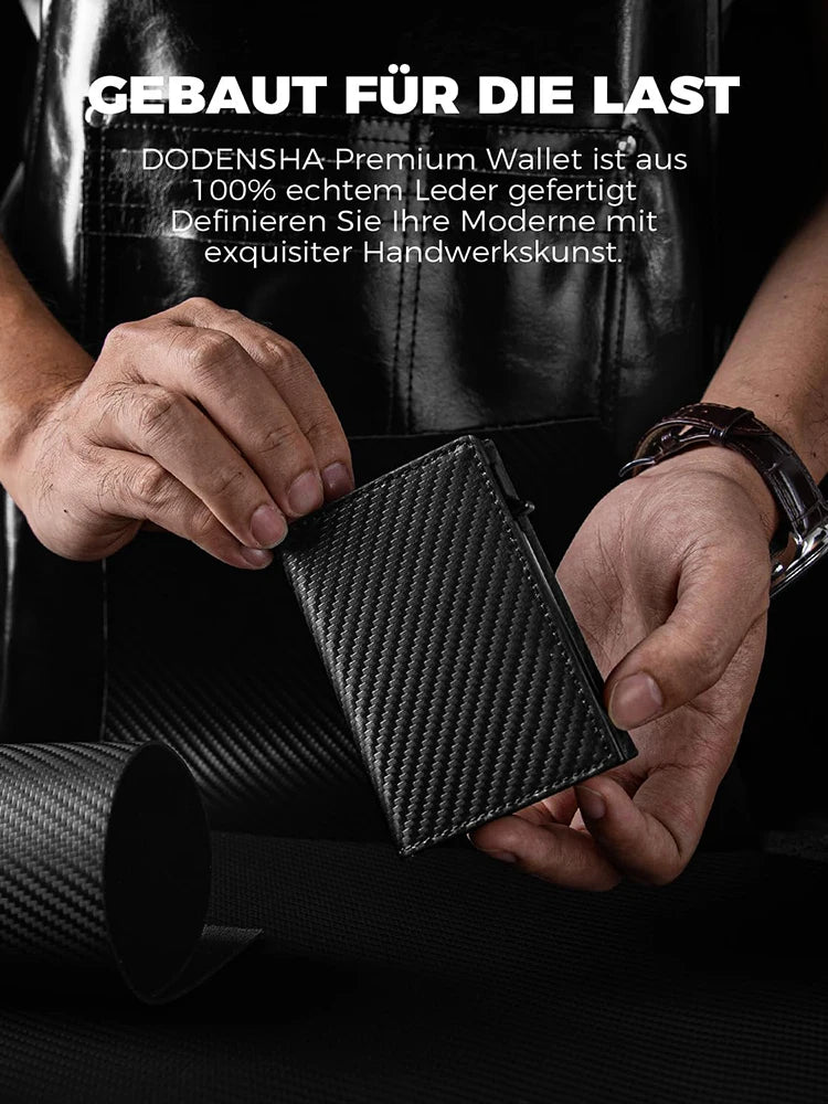 Slim RFID Wallet with Coin Slot