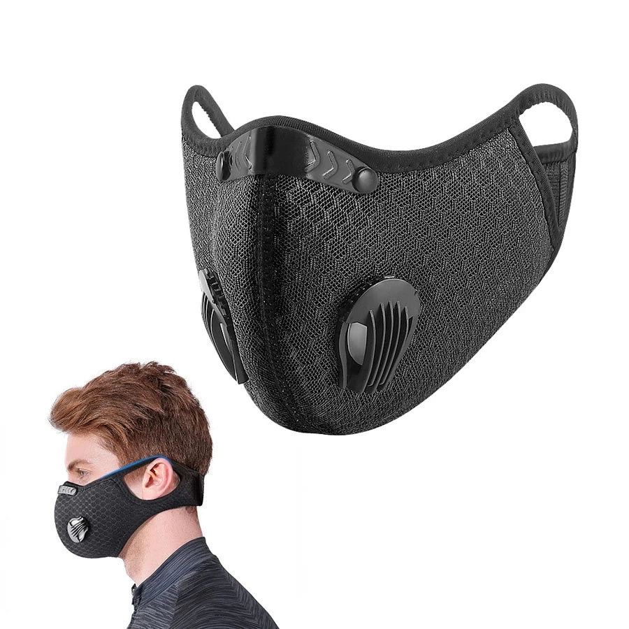 Reusable Cycling Face Mask with Filter
