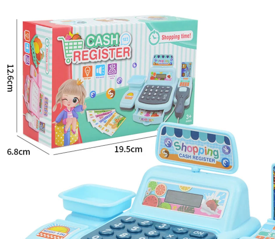 Cashier Toy Register Playset for Kids