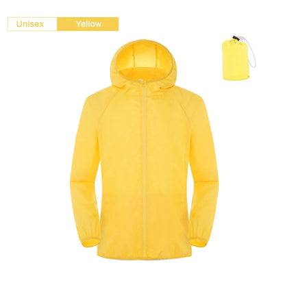 Unisex Waterproof Camping Rain Jacket