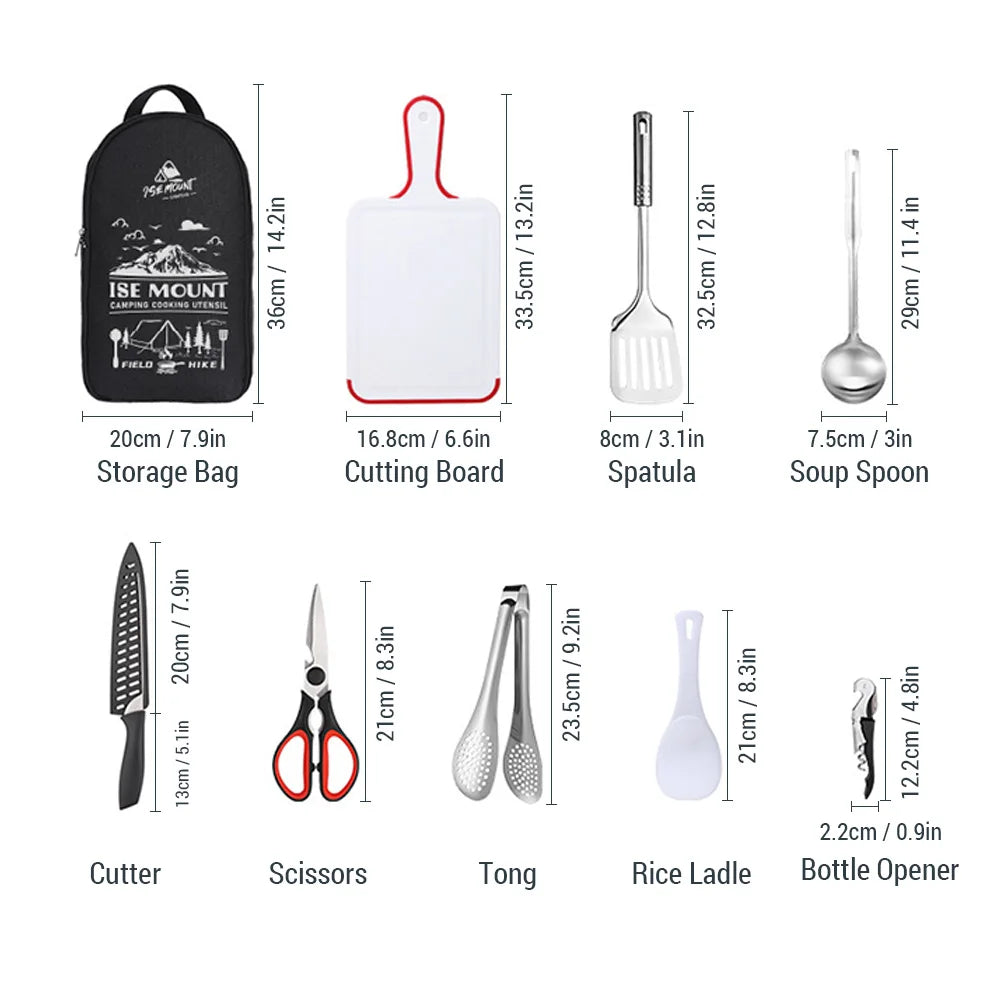 Portable Travel Utensils Set