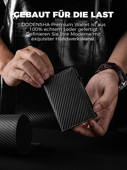 Slim RFID Wallet with Coin Slot